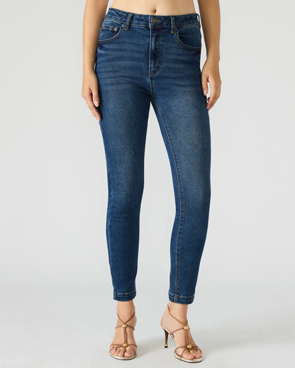 LONA Midnight Blue Denm Skinny Women's Jeans - Steve Madden