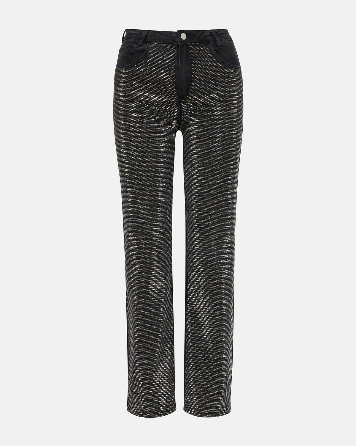 JESSE Black Women's Rhinestone Studded Jeans - Steve Madden