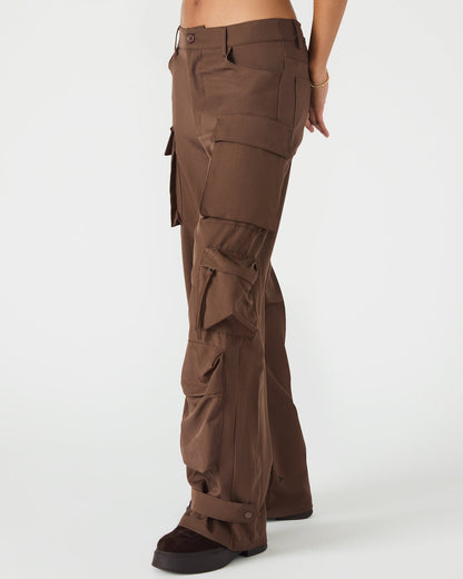 DUO Chocolate Women's Utility Cargo Pants - Steve Madden