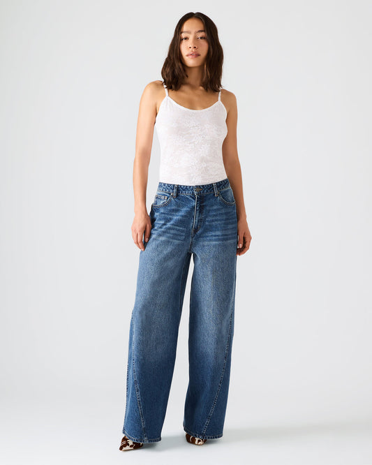 RORI Dark Navy Straight-Leg Denim Women's Bottoms - Steve Madden