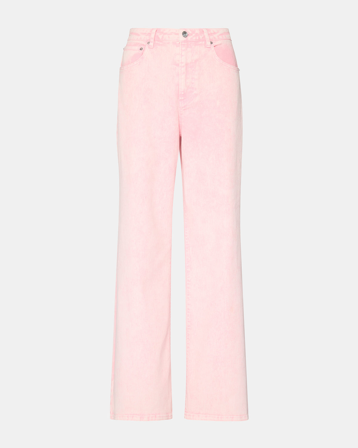 ROZ Pink Wide-Leg Washed Denim Women's Pant - Steve Madden