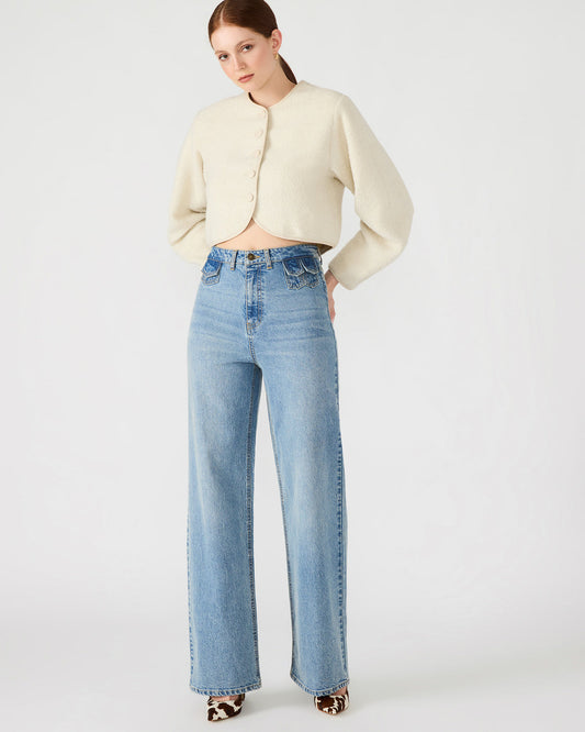 GERALDINE Forever Blue Denim Straight-Leg Women's Jeans - Steve Madden