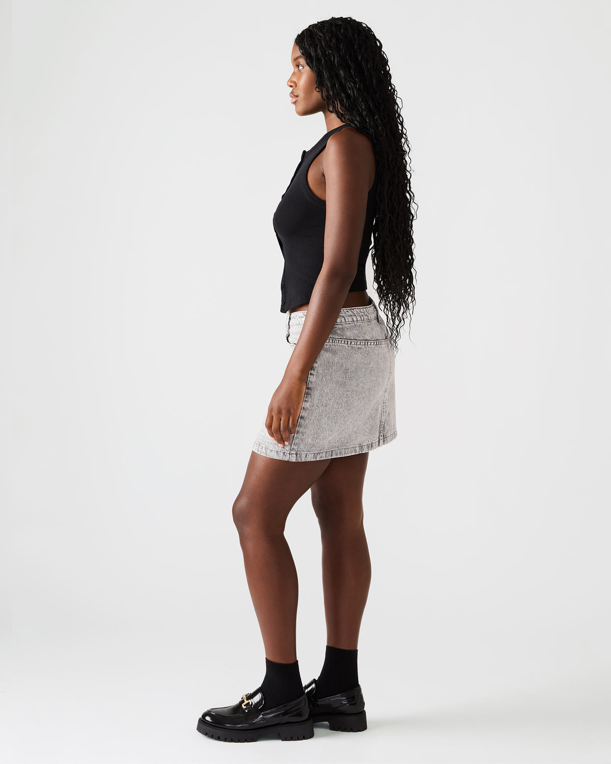 BECK Silver Women's Skirt - Steve Madden