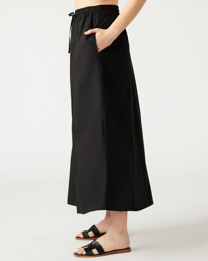 SUNNY Skirt Black | Women's A-Line Maxi Skirt - Steve Madden