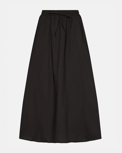 SUNNY Skirt Black | Women's A-Line Maxi Skirt - Steve Madden