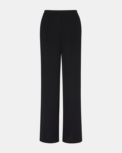 PAYTON Pant Black | Women's Wide Leg Trousers - Steve Madden