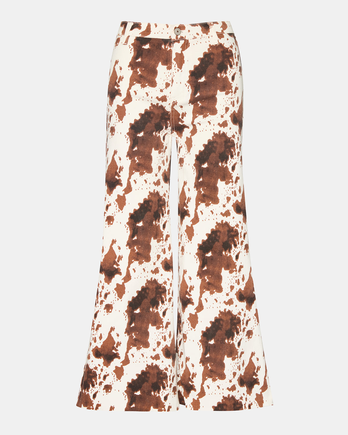 HARLI Brown Cow Print High-Rise Denim Women's Jean - Steve Madden