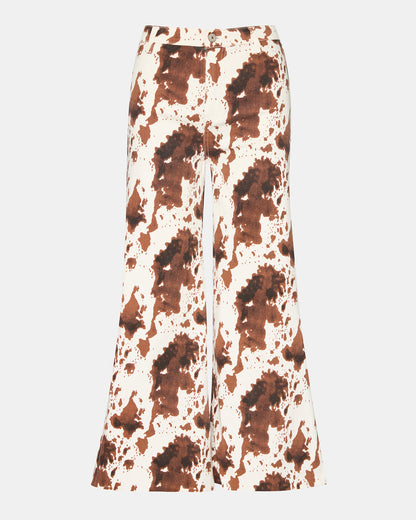 HARLI Brown Cow Print High-Rise Denim Women's Jean - Steve Madden
