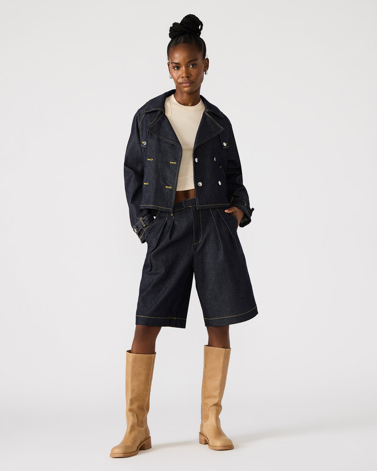 IVANA Denim Women's Shorts - Steve Madden