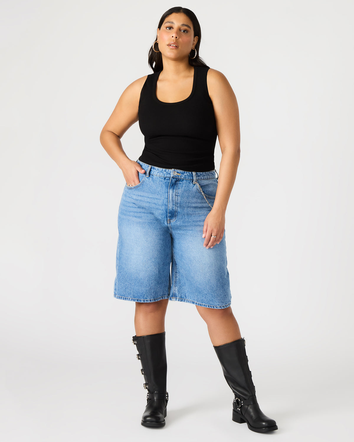 MAGDALEN Women's Denim Shorts - Steve Madden