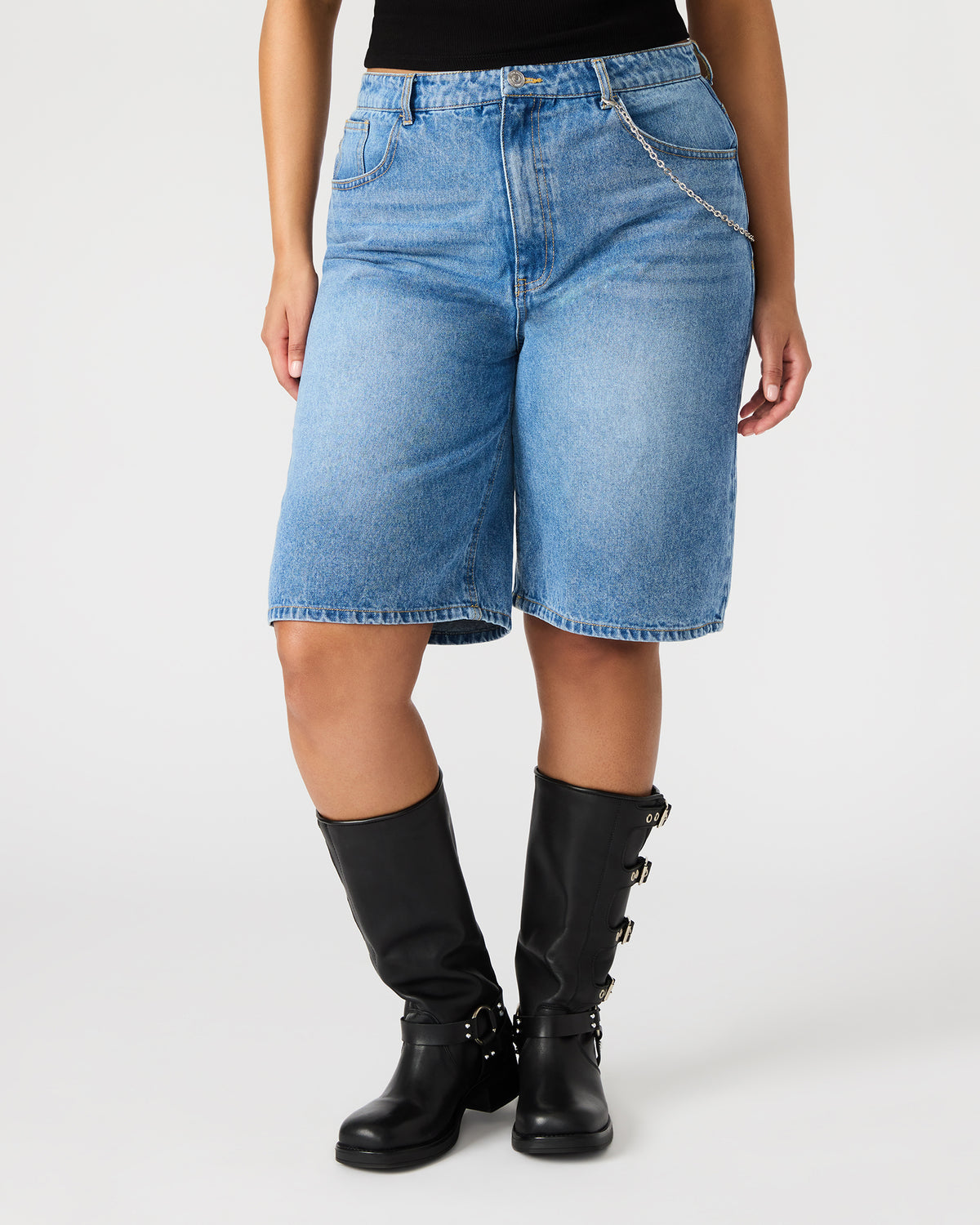 MAGDALEN Women's Denim Shorts - Steve Madden