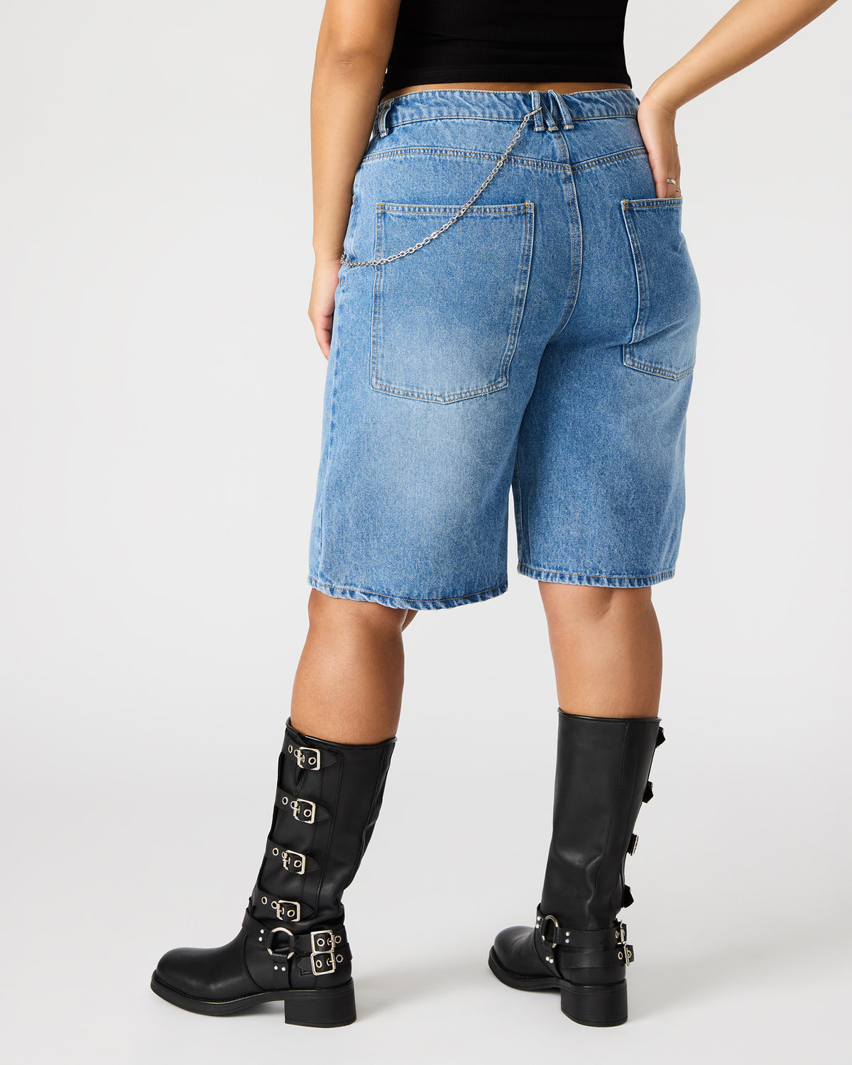 MAGDALEN Women's Denim Shorts - Steve Madden