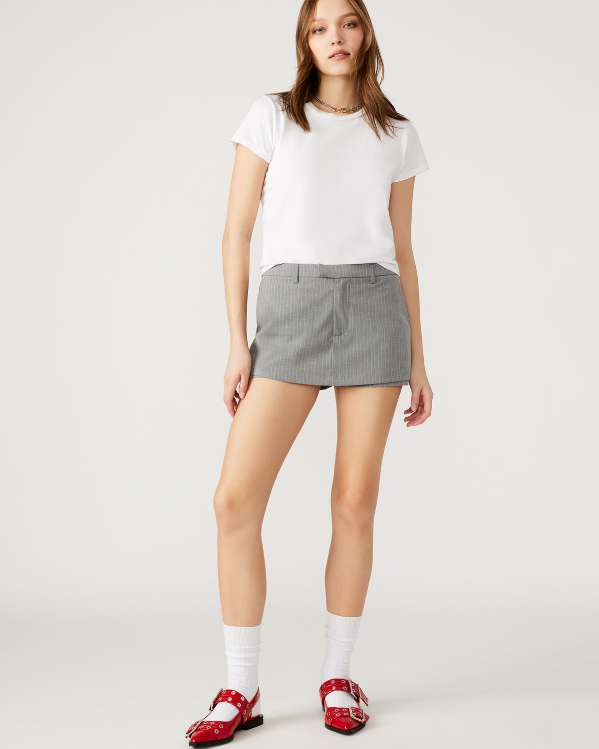 RODIN Grey Women's Mini Skort - Steve Madden