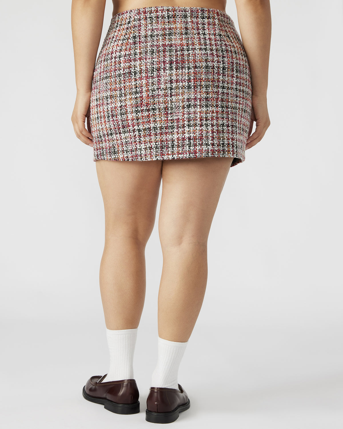 MATTEA Skirt Red Multi | Women's Speckled Mini Skirt - Steve Madden