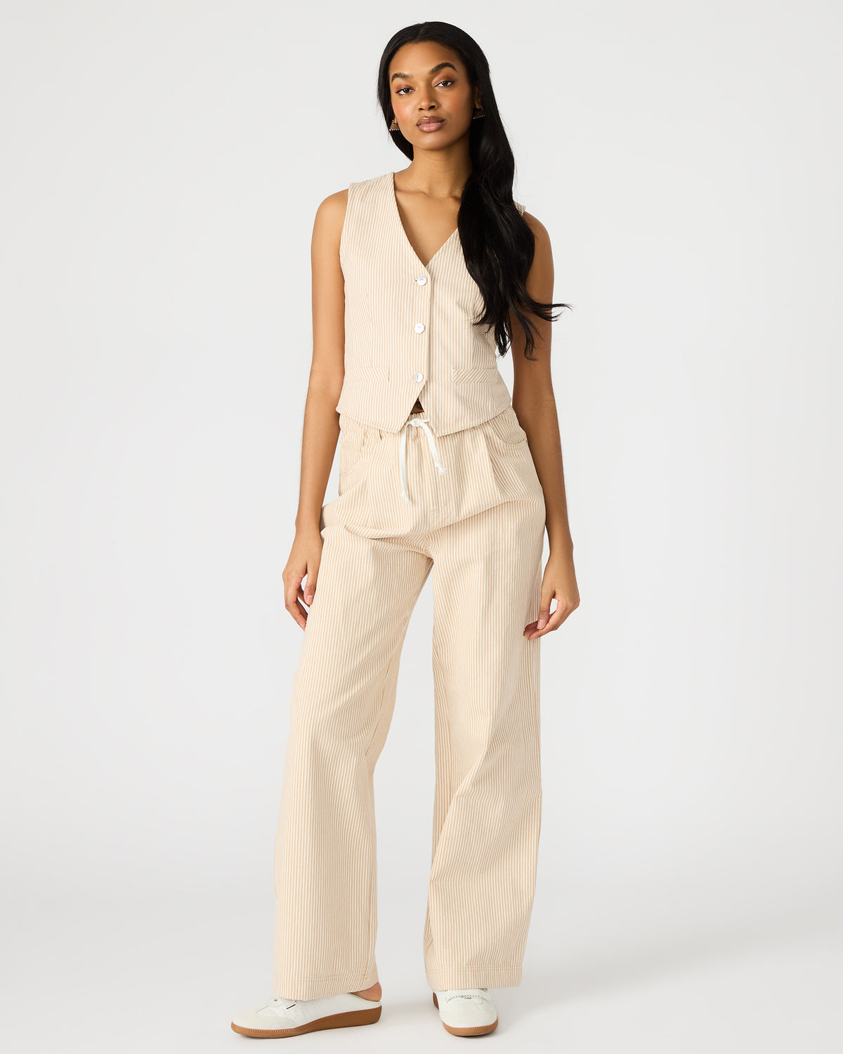 MINORCA Khaki Women's Wide-Leg Tie-Front Pant - Steve Madden