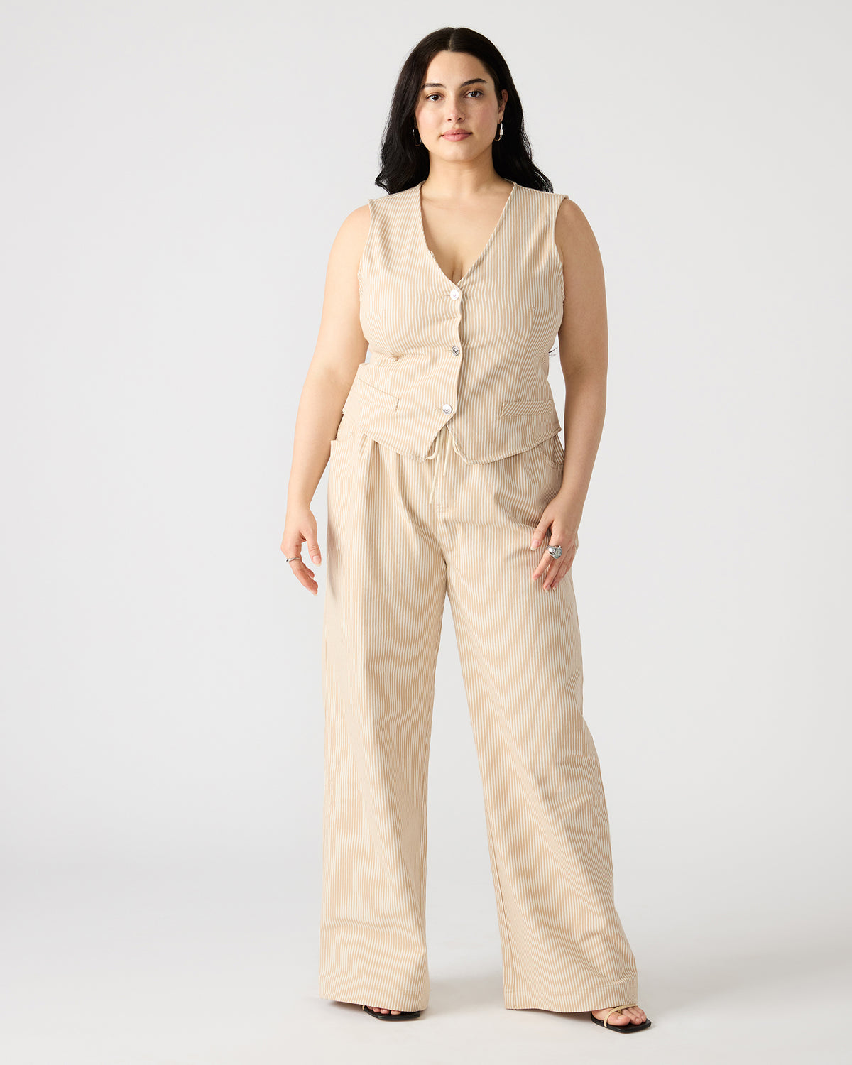 MINORCA Khaki Women's Wide-Leg Tie-Front Pant - Steve Madden