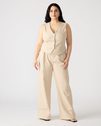 MINORCA Khaki Women's Wide-Leg Tie-Front Pant - Steve Madden