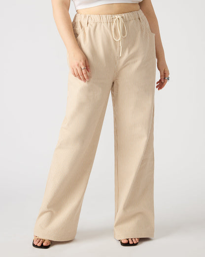 MINORCA Khaki Women's Wide-Leg Tie-Front Pant - Steve Madden