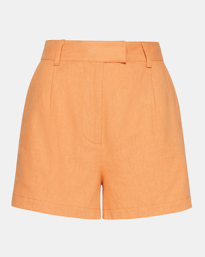 IMELDA Caramel Pleated Trouser Women's Shorts - Steve Madden