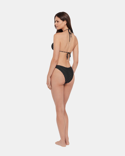 DARLING DOT BIKINI TOP BLACK MULTI Women's Bikini Top - Steve Madden