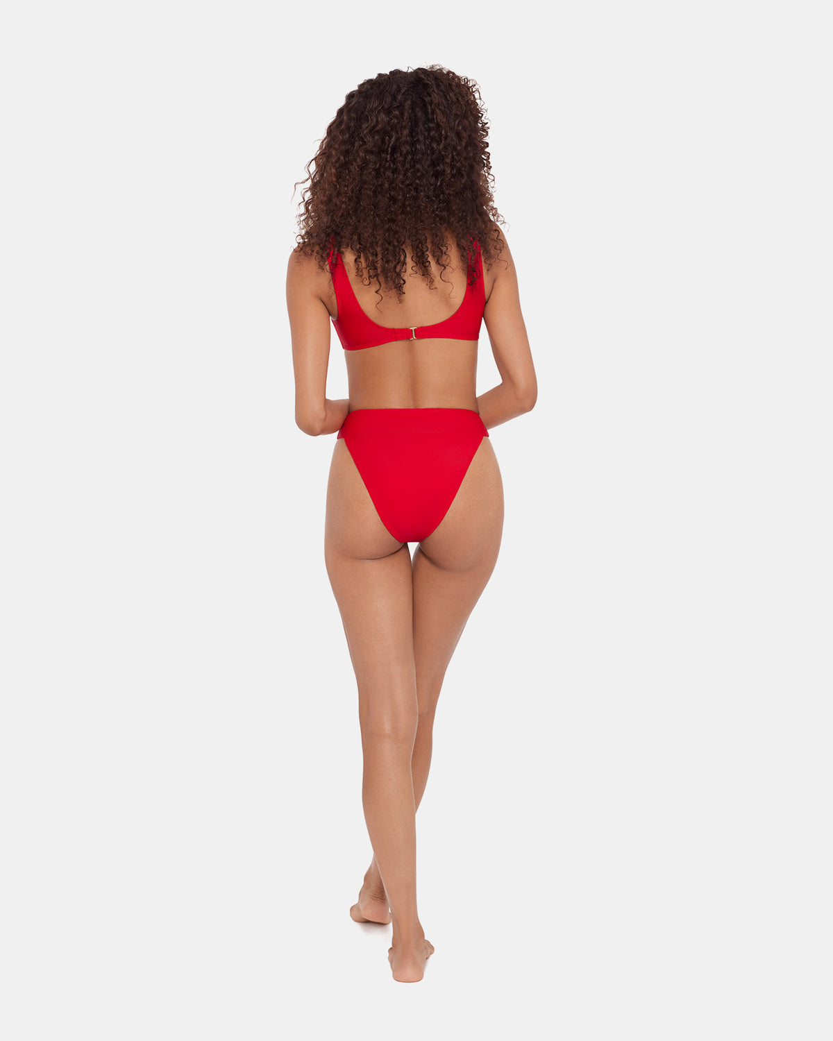 SLEEK 'N CHIC BIKINI TOP CHERRY Women's Bikini Top - Steve Madden