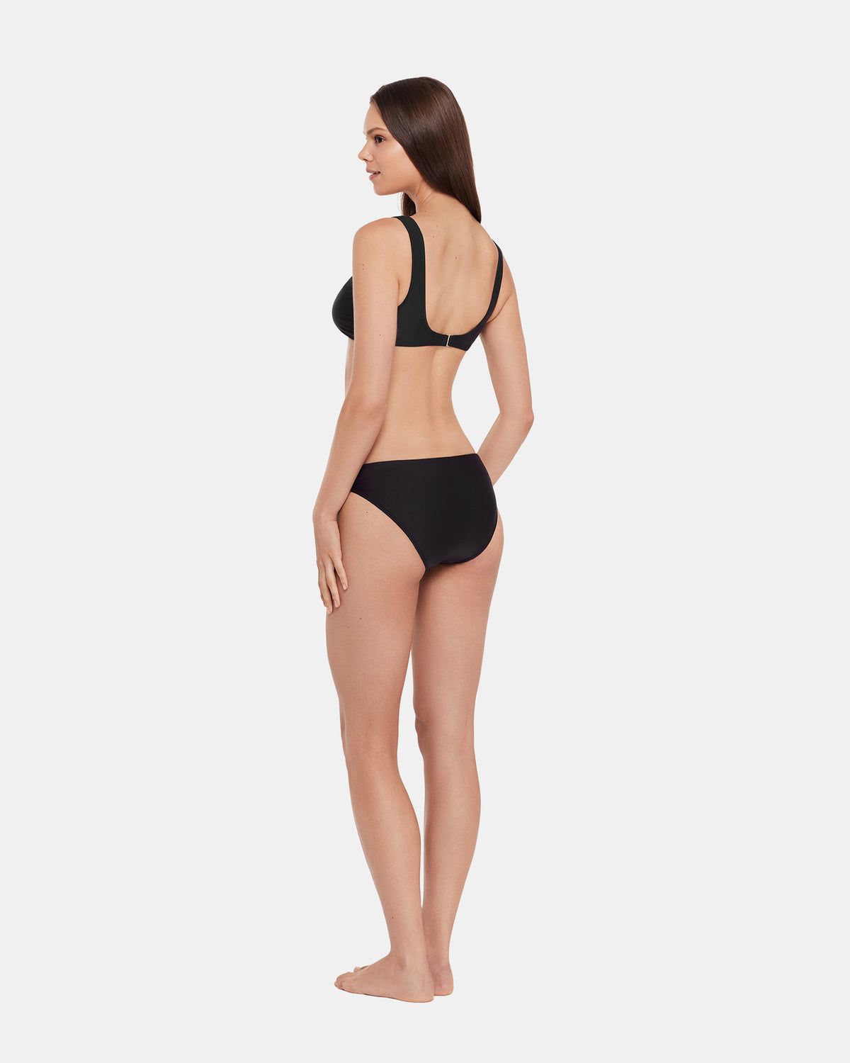 SLEEK 'N CHIC BIKINI TOP BLACK Women's Bikini Top - Steve Madden