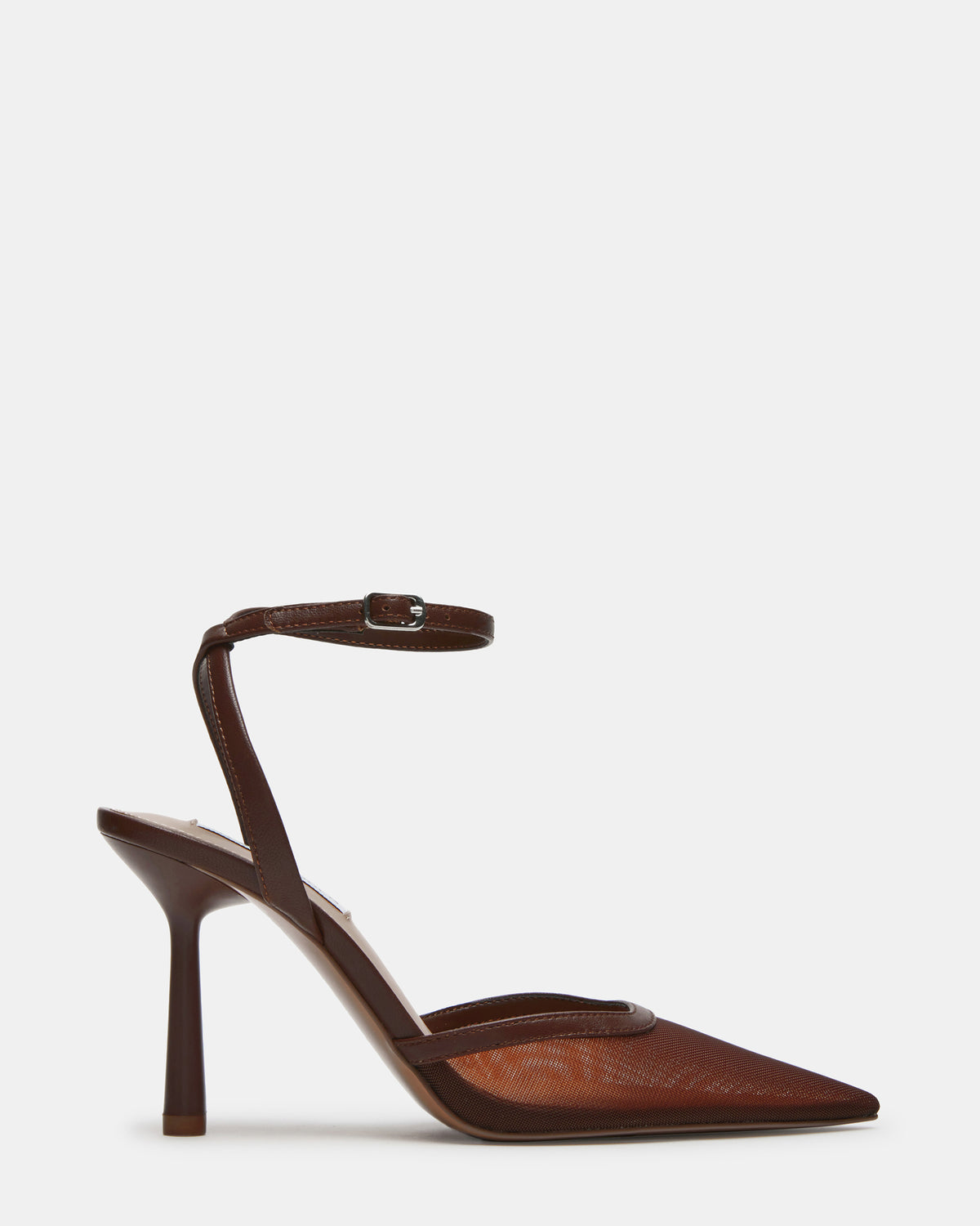 ALLIANCE Mesh Brown Pointed-Toe Pump Women's Heel - Steve Madden