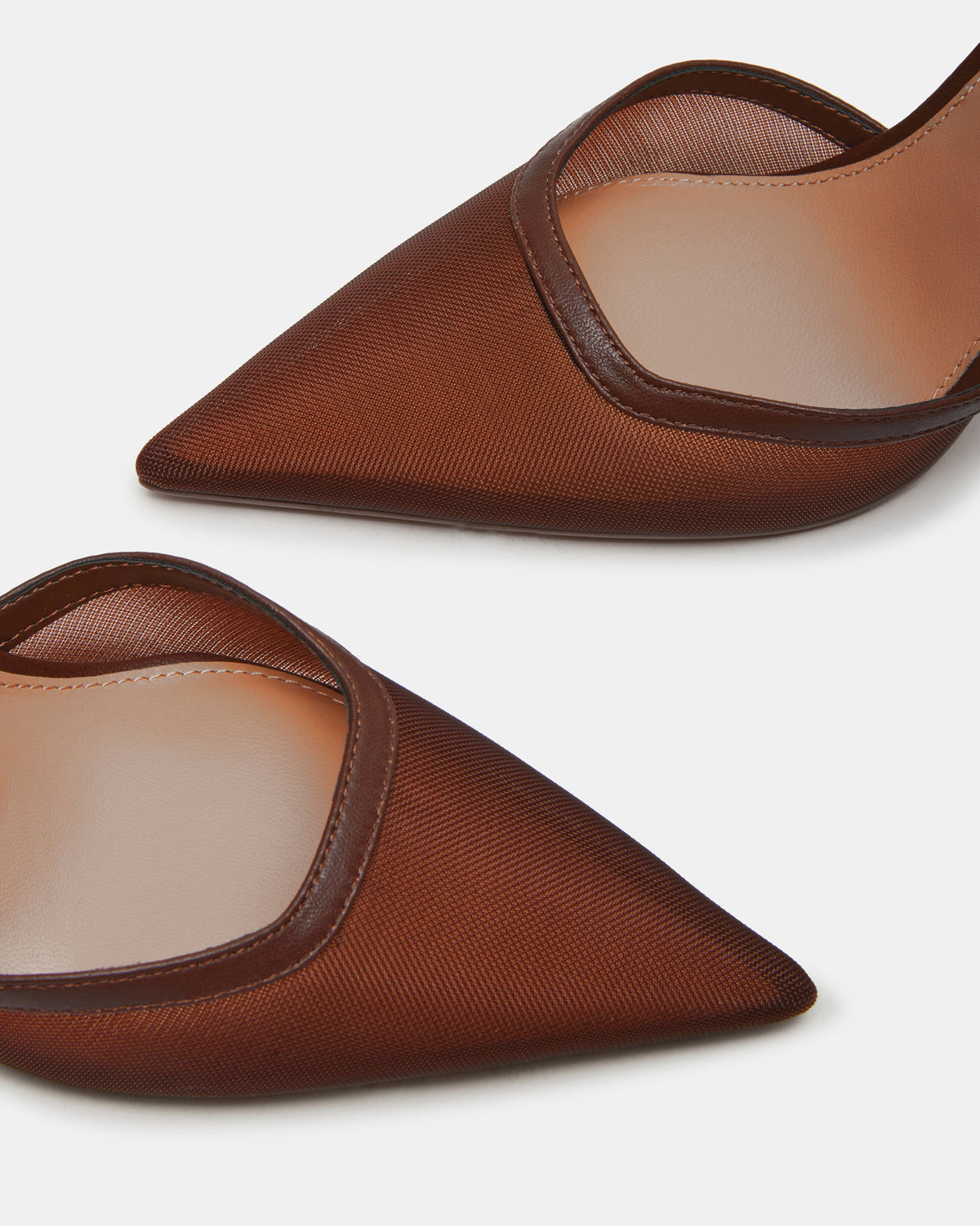 ALLIANCE Mesh Brown Pointed-Toe Pump Women's Heel - Steve Madden
