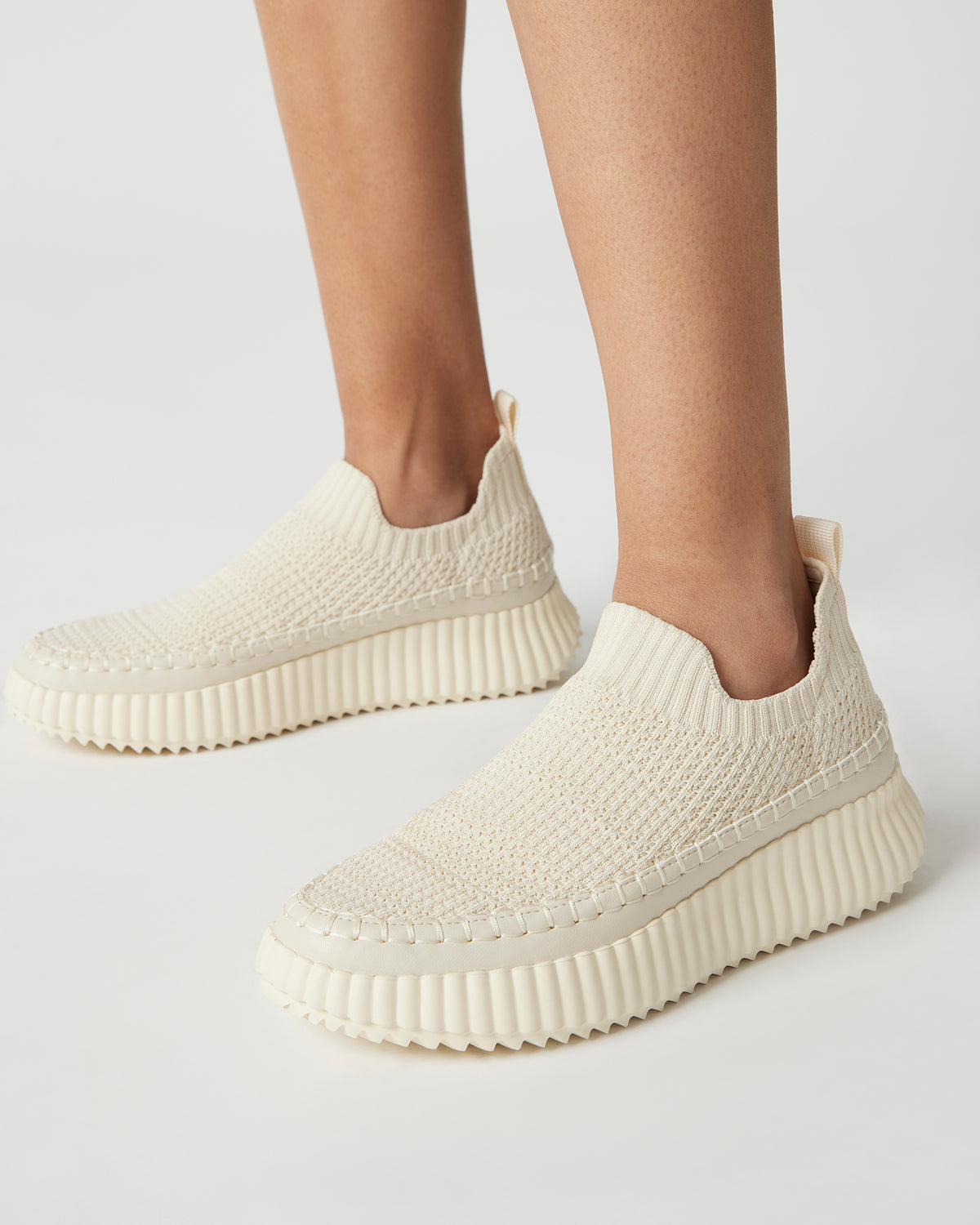 SAMARAH Beige Low Top Slip On Sneaker | Women's Sneakers - Steve Madden