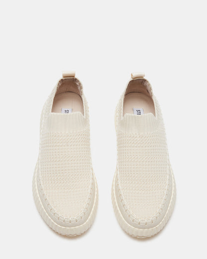 SAMARAH Beige Low Top Slip On Sneaker | Women's Sneakers - Steve Madden