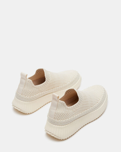 SAMARAH Beige Low Top Slip On Sneaker | Women's Sneakers - Steve Madden