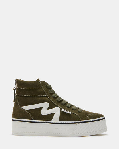 DECKY Olive Platform Sneaker | Women's Sneakers - Steve Madden