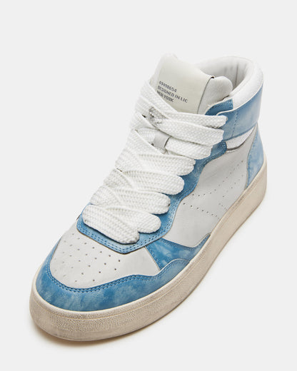 ENDLESS Blue Multi High-Top Lace-Up Sneaker | Women's Sneakers - Steve Madden
