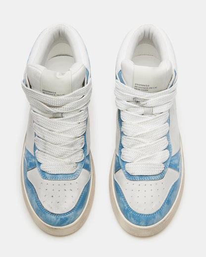 ENDLESS Blue Multi High-Top Lace-Up Sneaker | Women's Sneakers - Steve Madden