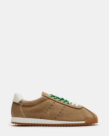 MIRAGE Sand Suede Women's Low-Top Sneaker - Steve Madden