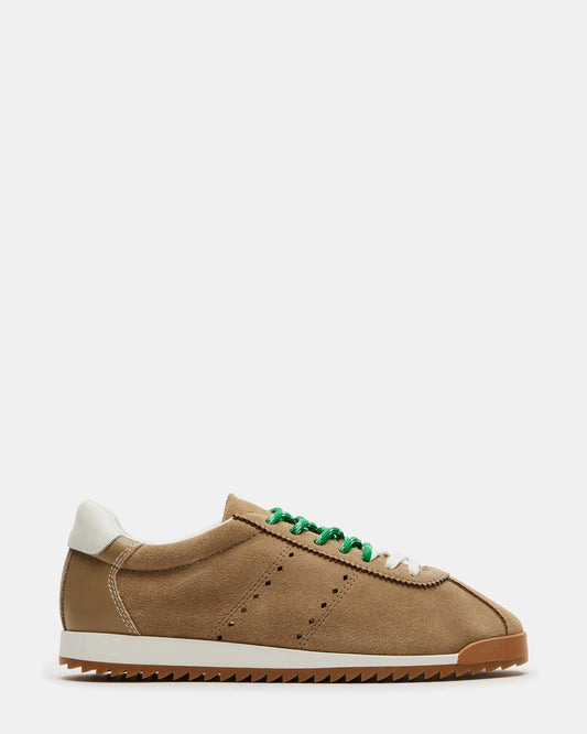 MIRAGE Sand Suede Women's Low-Top Sneaker - Steve Madden