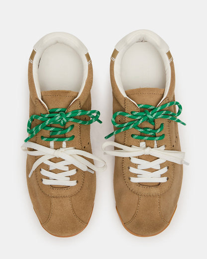 MIRAGE Sand Suede Women's Low-Top Sneaker - Steve Madden