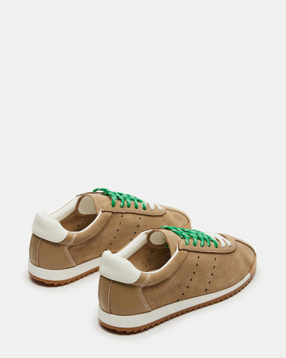 MIRAGE Sand Suede Women's Low-Top Sneaker - Steve Madden