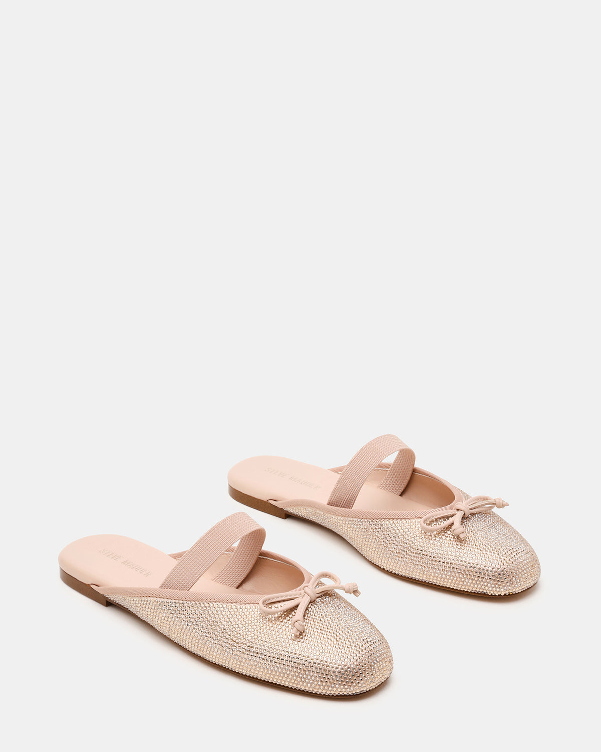 CUTESY Rhinestone Slip-On Ballet Mule Women's Flat - Steve Madden