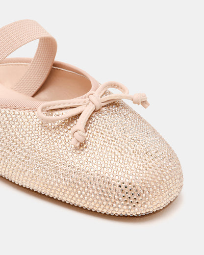 CUTESY Rhinestone Slip-On Ballet Mule Women's Flat - Steve Madden