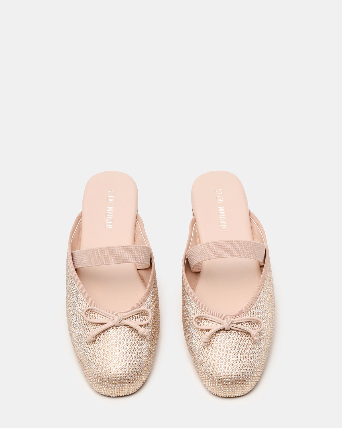 CUTESY Rhinestone Slip-On Ballet Mule Women's Flat - Steve Madden