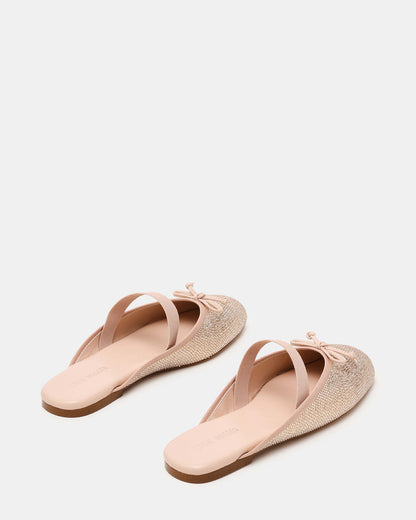 CUTESY Rhinestone Slip-On Ballet Mule Women's Flat - Steve Madden